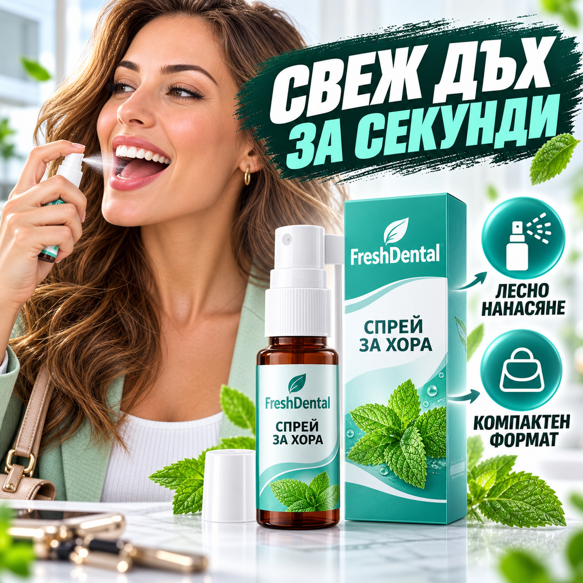 Спрей За Свеж Дъх FreshDental™